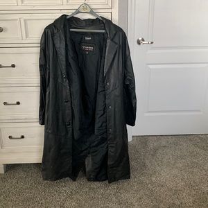 Women’s Leather Trench Coat!!!